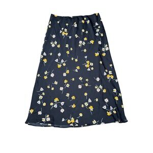 Popsugar floral slip skirt womens medium fairy coquette romantic prairie peasant